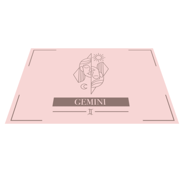 Individual mesa signo del zodiaco geminis - TenVinilo