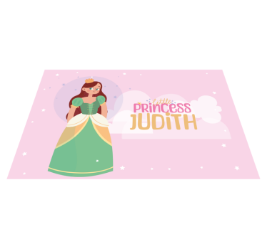 Mantel individual personalizable princesa - TenVinilo