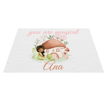 Mantel individual You are magical con nombre - TenVinilo