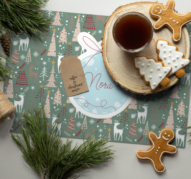 Christmas Forest Pattern - TenVinilo