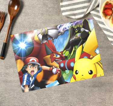Individual mesa casa Personajes de pokemon - TenVinilo