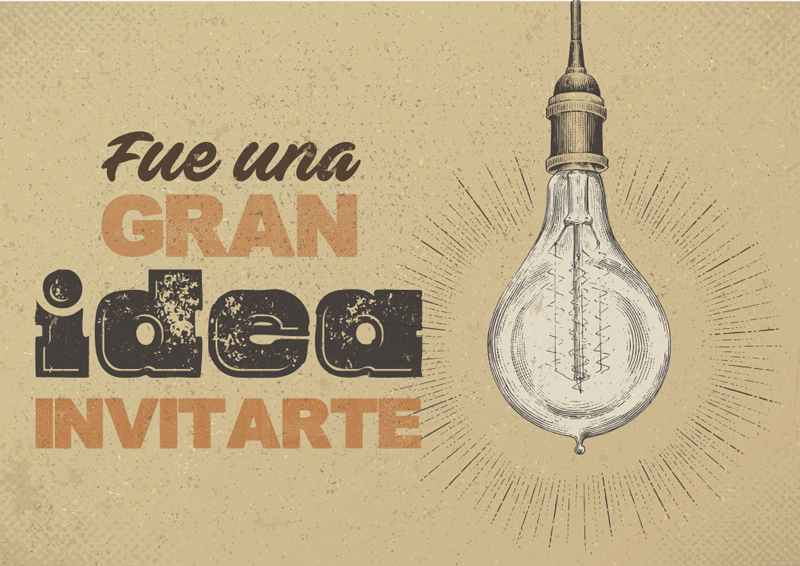 Manteles individuales frase para invitados - TenVinilo