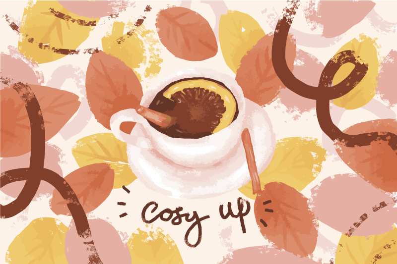 Individual original mesa taza de café acogedora - TenVinilo