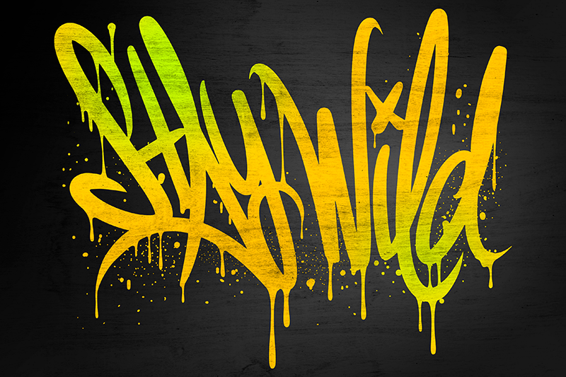 Mantel individual frases quédate salvaje script - TenVinilo