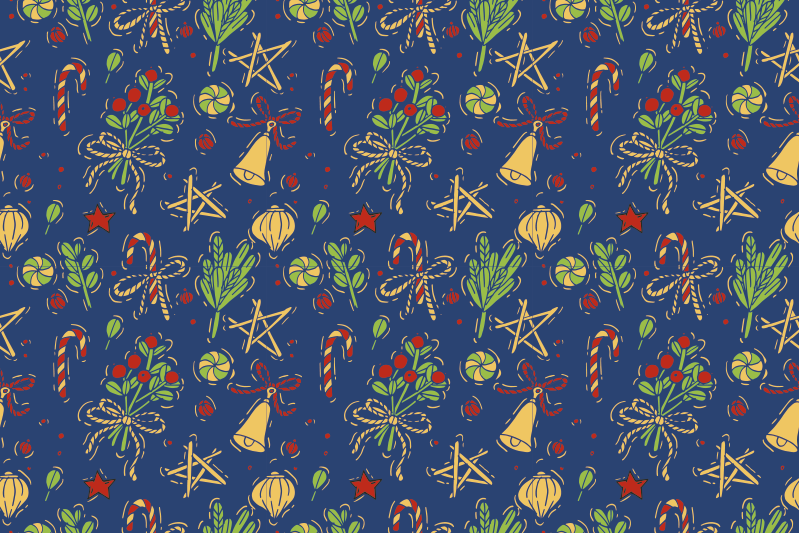 Mantel individual navideño decoración navideña - TenVinilo