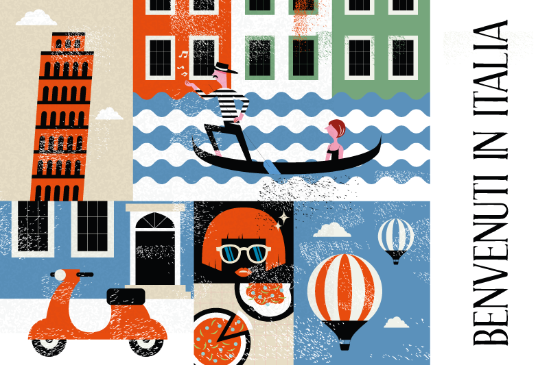 Individual original mesa escena italiana vibrante - TenVinilo