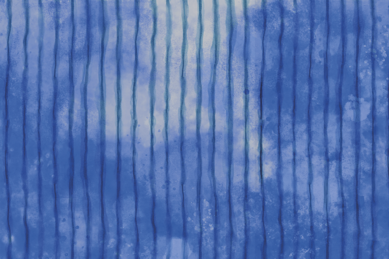 Mantel individual imitación patrón a rayas azules - TenVinilo