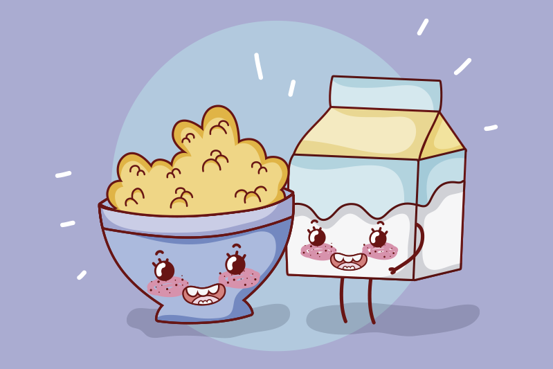 Individual mesa infantil compañeros de snack felices - TenVinilo