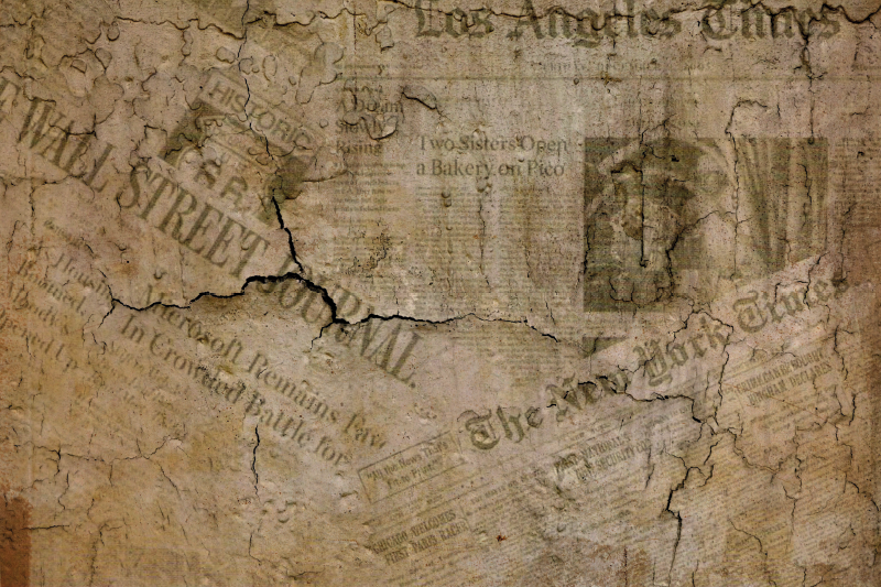 Mantel individual imitación superficie papel agrietado - TenVinilo