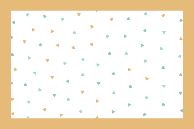 Individual mesa personalizable patrón triangular elegante - TenVinilo