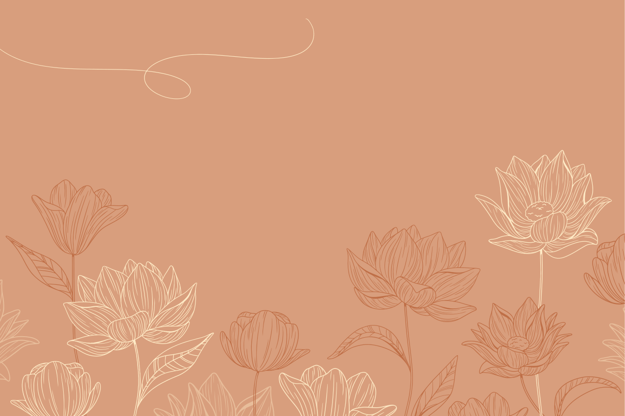 Individual original mesa arreglo floral de té - TenVinilo