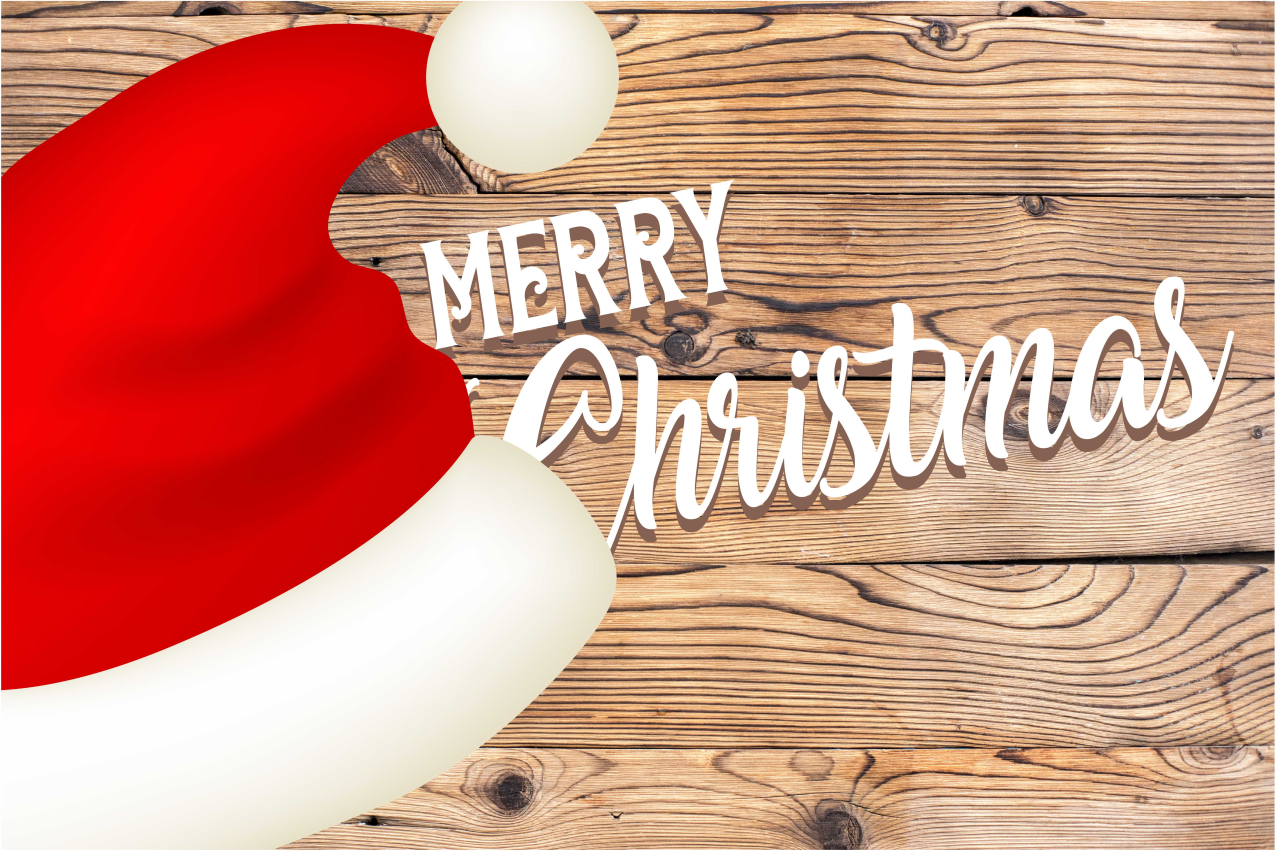 Mantel individual navideño gorro de santa festivo - TenVinilo