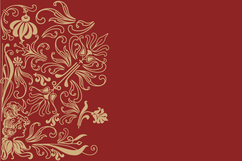 Individual mesa elegante con acentos florales elegantes - TenVinilo