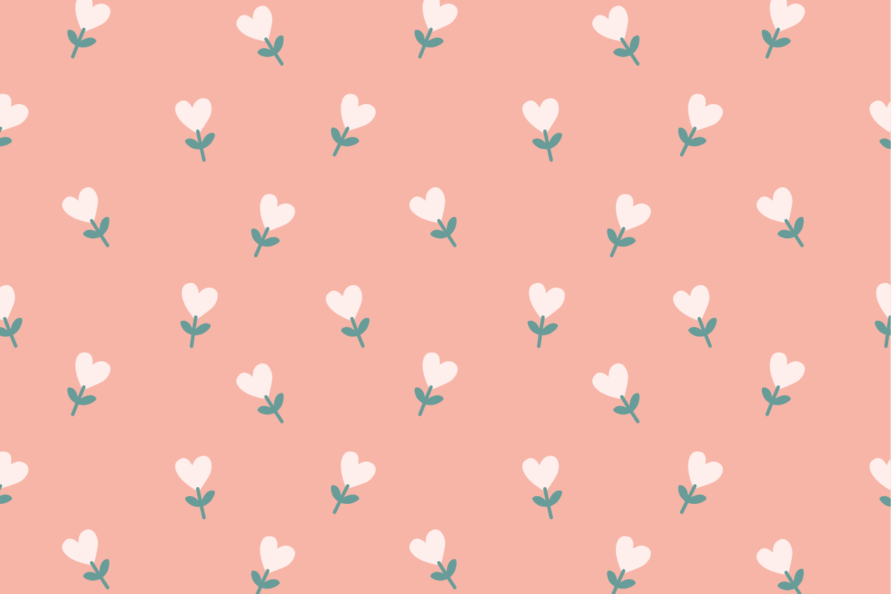 Individual original mesa patrón floral encantador - TenVinilo