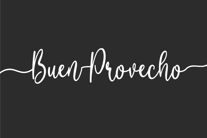 Mantel individual frases afirmaciones elegantes de comida - TenVinilo