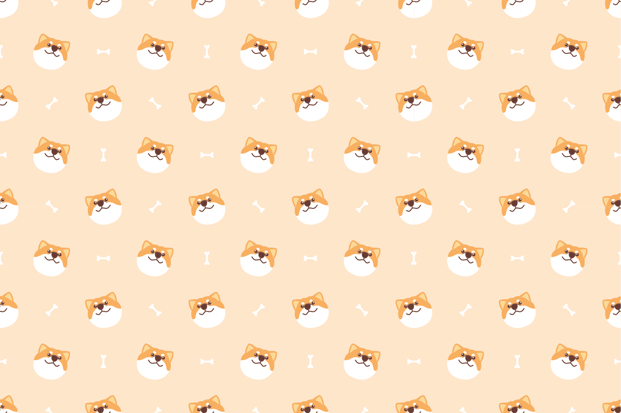 Individual mesa infantil caras alegres de perros - TenVinilo