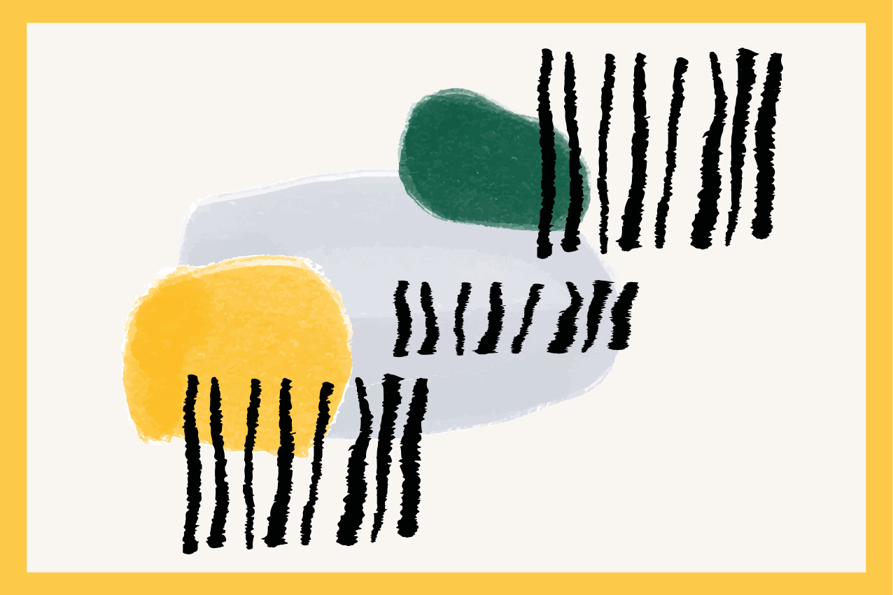 Individual mesa moderno formas geométricas vivas - TenVinilo