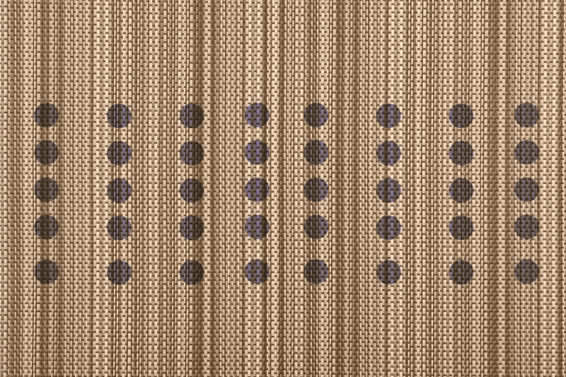 Mantel individual imitación superficie marrón elegante - TenVinilo