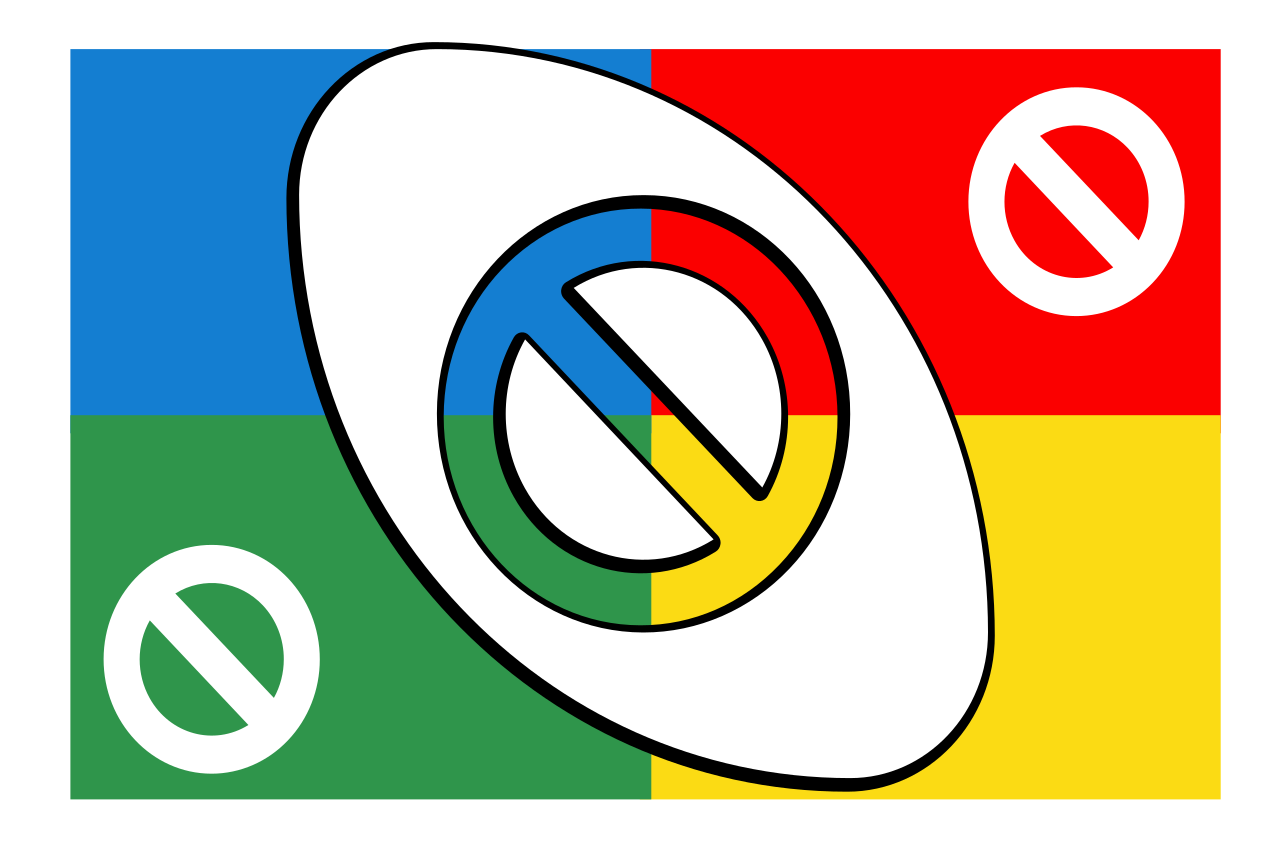 Individual mesa moderno forma colorida abstracta - TenVinilo