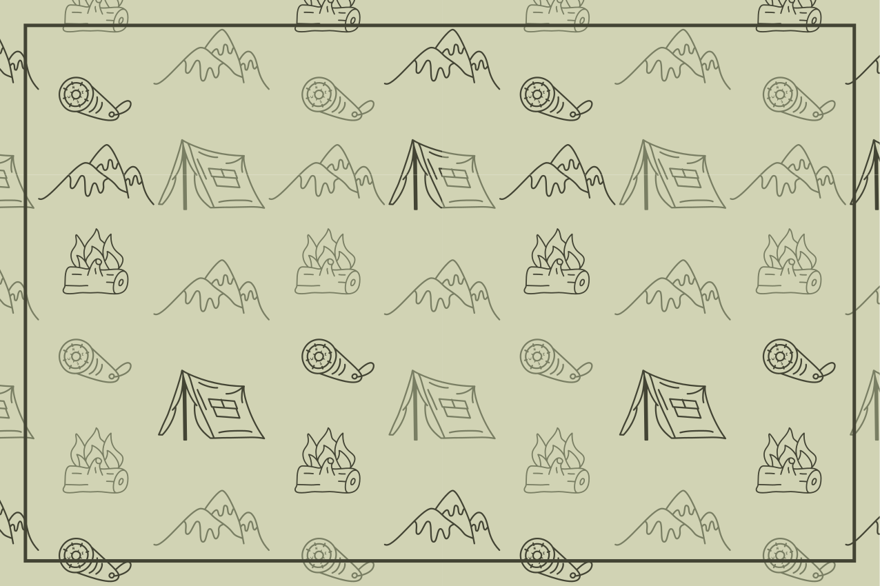 Individual original mesa componentes de aventura camping - TenVinilo