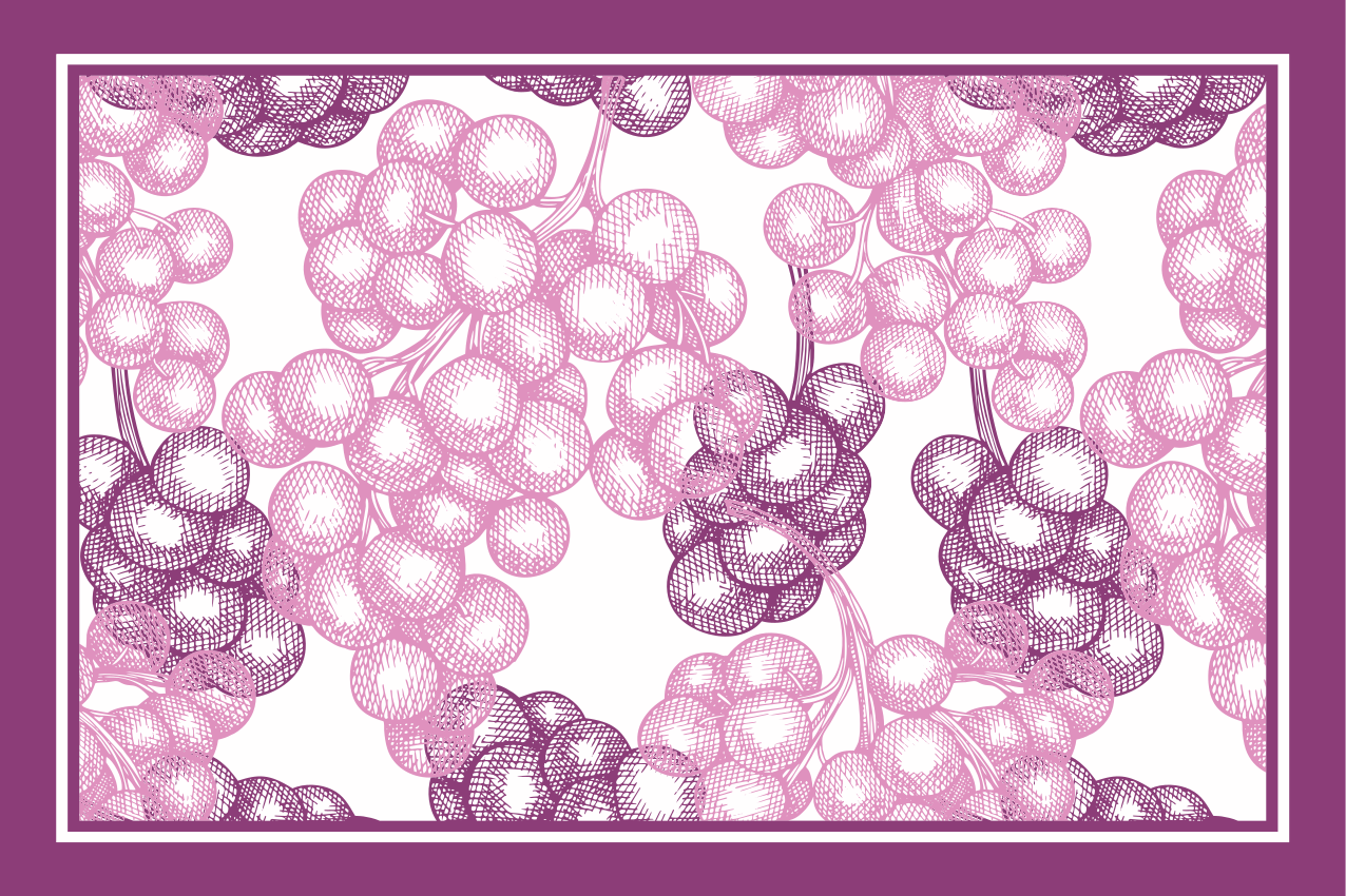 Mantel individual imitación textura floral - TenVinilo