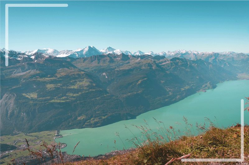 Individual original mesa montañas nevadas - TenVinilo