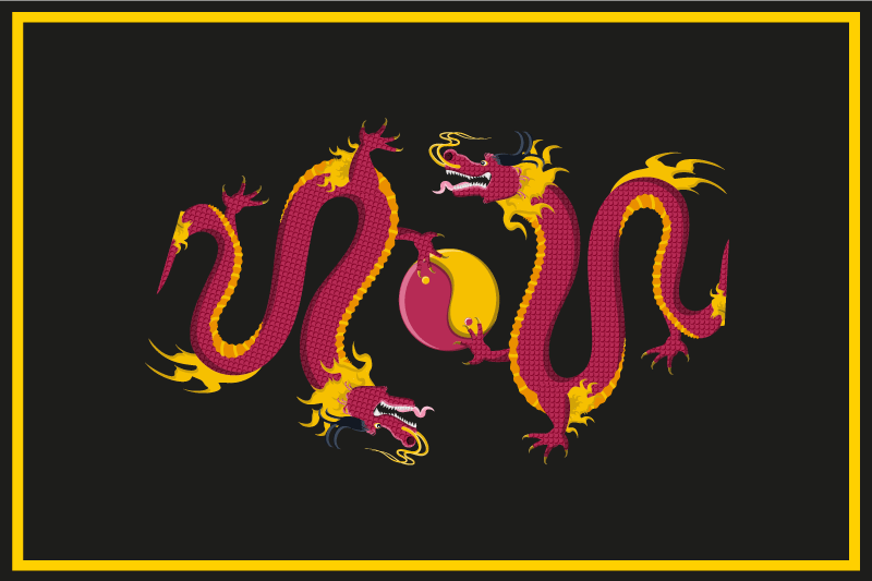 Individual original mesa patrón de dragón - TenVinilo