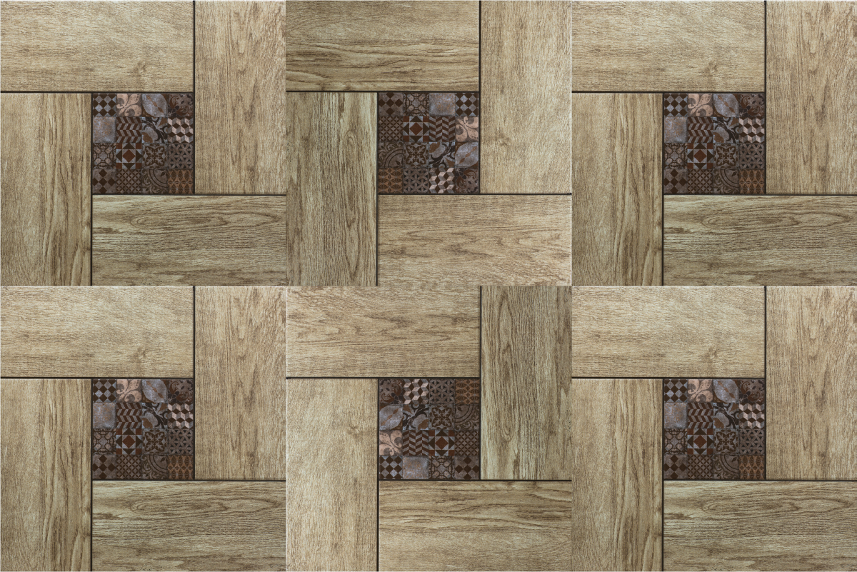 Mantel individual imitación superficie madera - TenVinilo