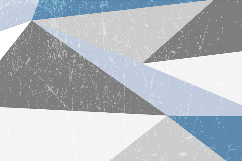 Individual mesa moderno patrones angulados geométricos - TenVinilo