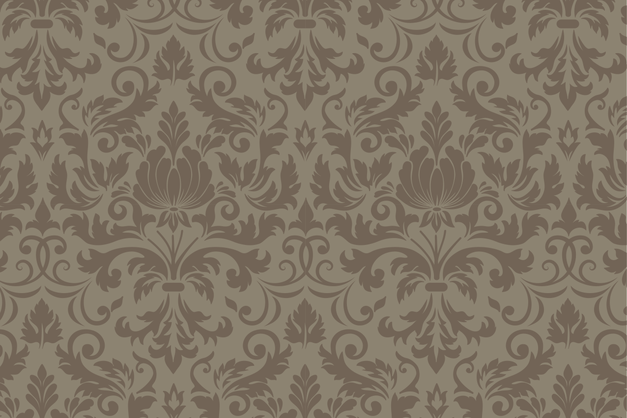 Mantel individual imitación concepto botánico intrincado - TenVinilo