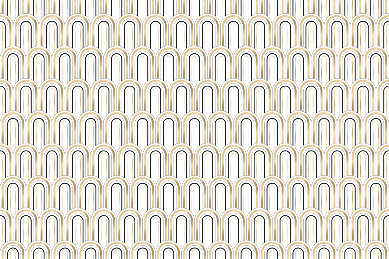 Individual mesa moderno motivos de líneas curvas - TenVinilo