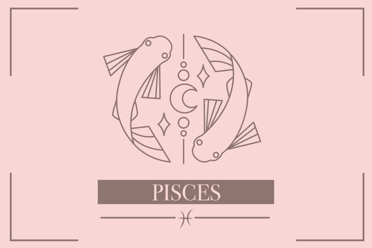 Individual mesa signo del zodiaco piscis - TenVinilo