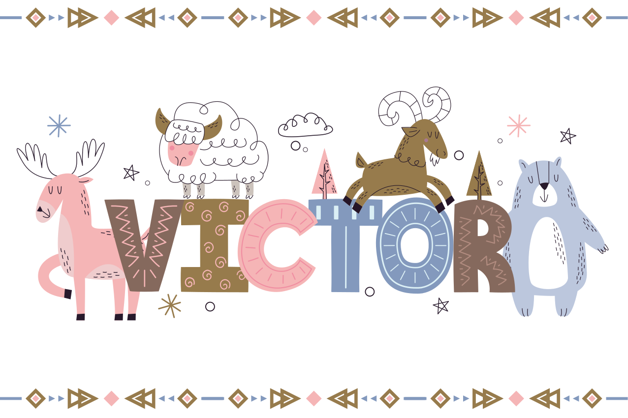 Mantel personalizable Animales infantil polares - TenVinilo