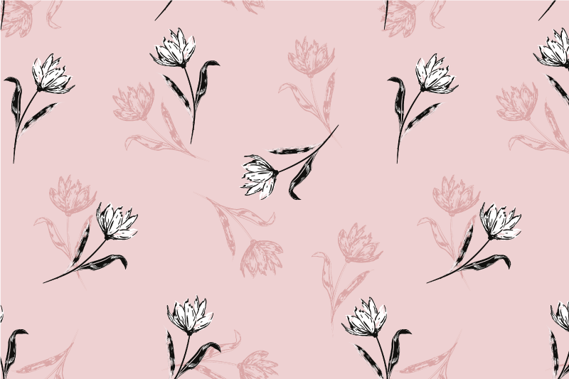 Mantel individual imitación composición botánica elegante - TenVinilo