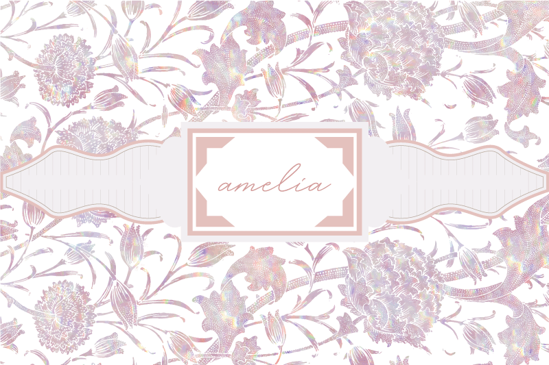 Mantel individual personalizable de cardo - TenVinilo