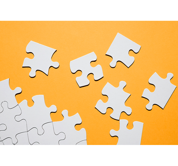 Fotomural abstracto túnel puzzle - TenVinilo