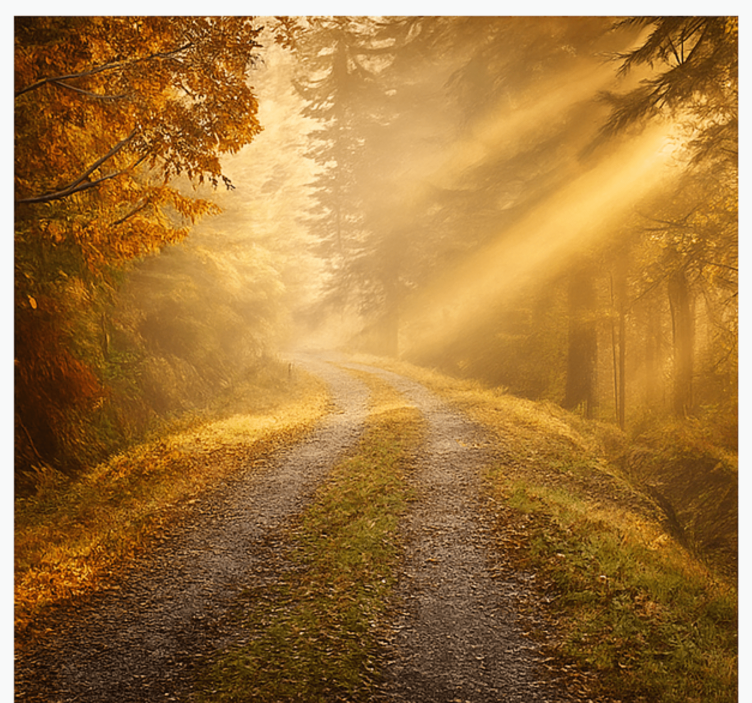 Papel mural selva bosque húmedo con luz solar - TenVinilo