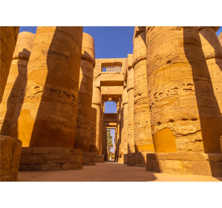 Papel mural ciudades columnas del templo histórico - TenVinilo