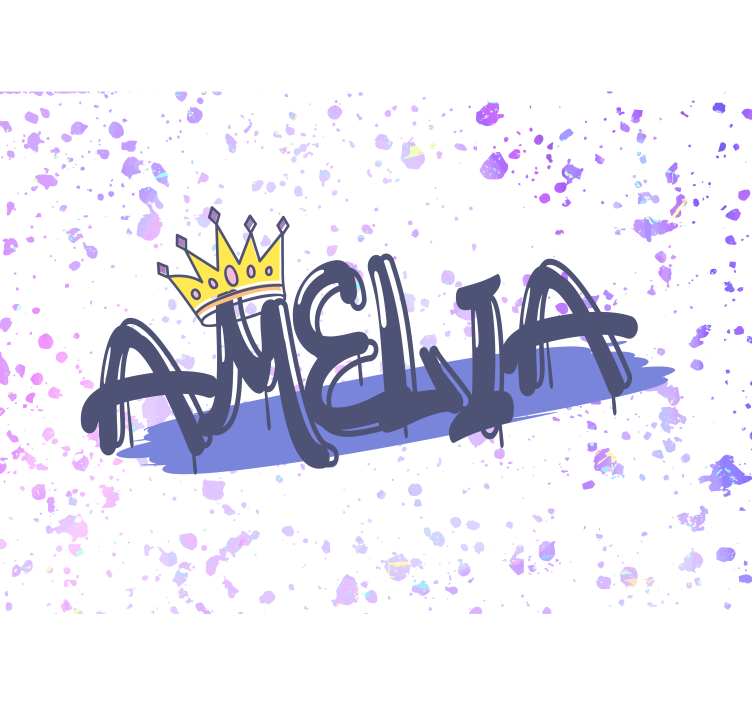 Papel mural frases formación de nombres personalizada - TenVinilo