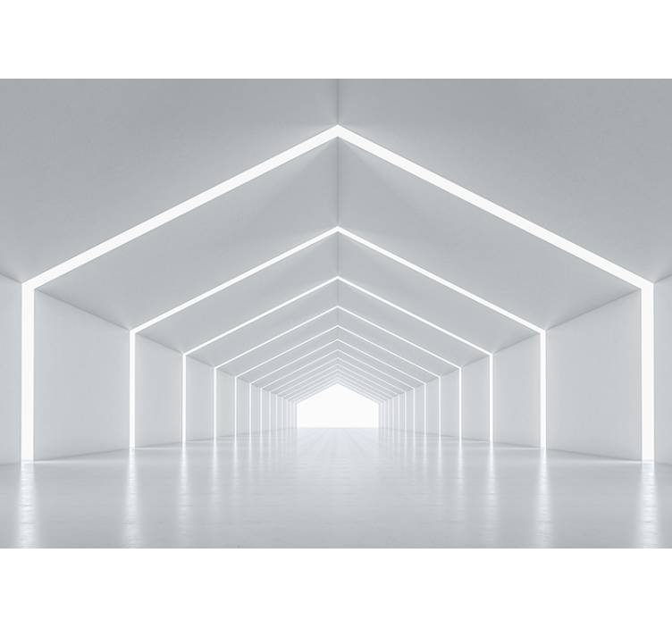 Papel mural moderno estructura de luz geométrica - TenVinilo