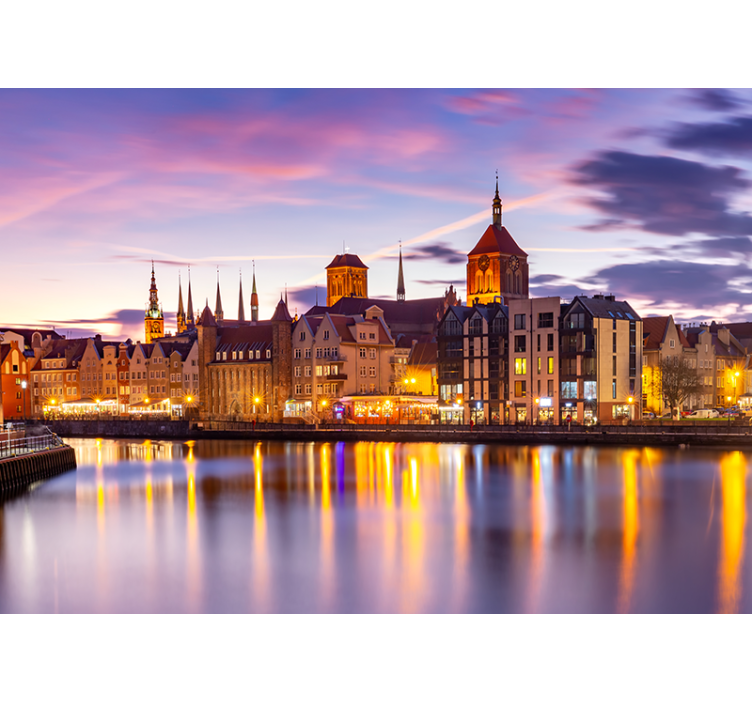 Fotomural mar Rosa gdańsk - TenVinilo