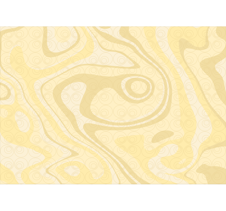 Mural abstracto patrón de formas curvas - TenVinilo