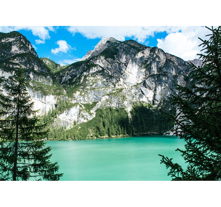 Papel mural paisajes gran panorama de montañas - TenVinilo