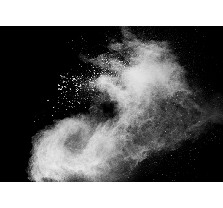 Papel mural 3d efecto nube de humo - TenVinilo