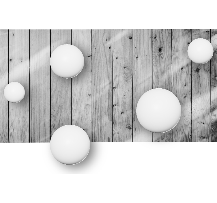 Papel mural textura disposición de esferas geométricas - TenVinilo