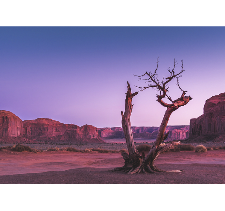 Papel mural paisajes estructura de piedra desértica - TenVinilo