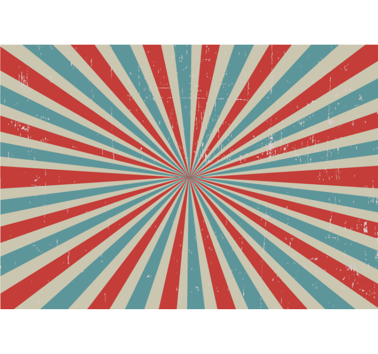 Mural graffiti explosión de color radial - TenVinilo