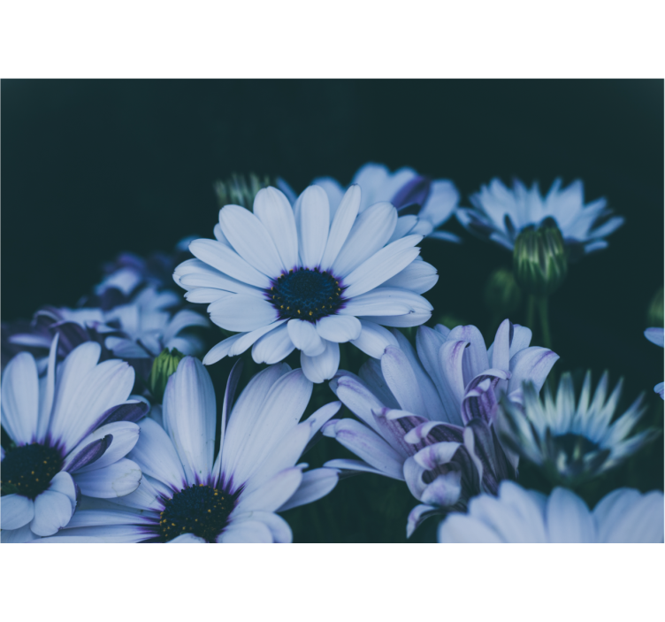 Papel mural flores arreglo floral sereno - TenVinilo