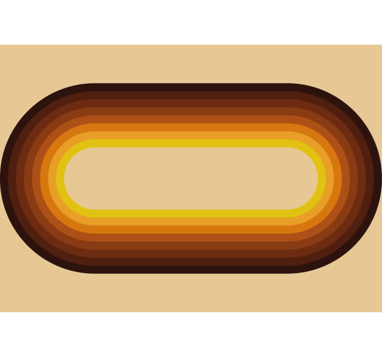 Papel mural textura patrón circular retro - TenVinilo