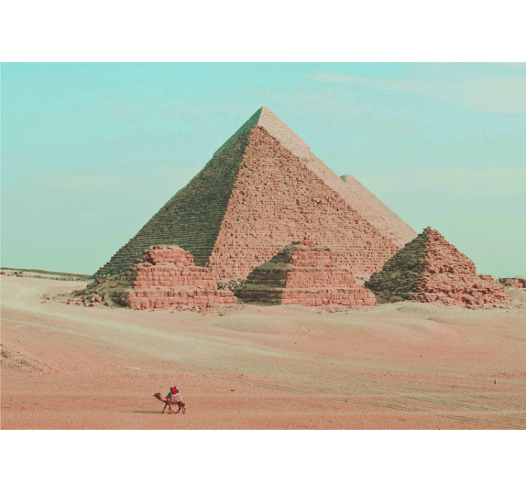 Fotomural desierto Pirámides fotografía estética - TenVinilo